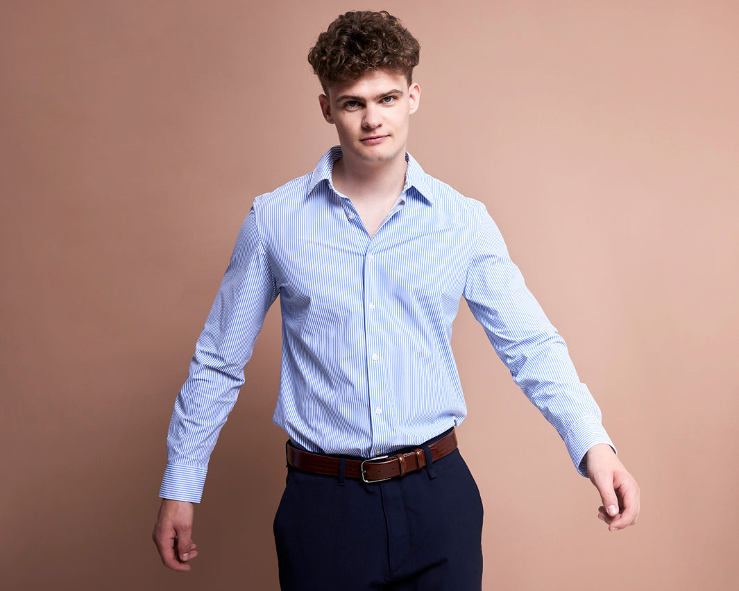 Sleek Chevron Design Belt 35mm