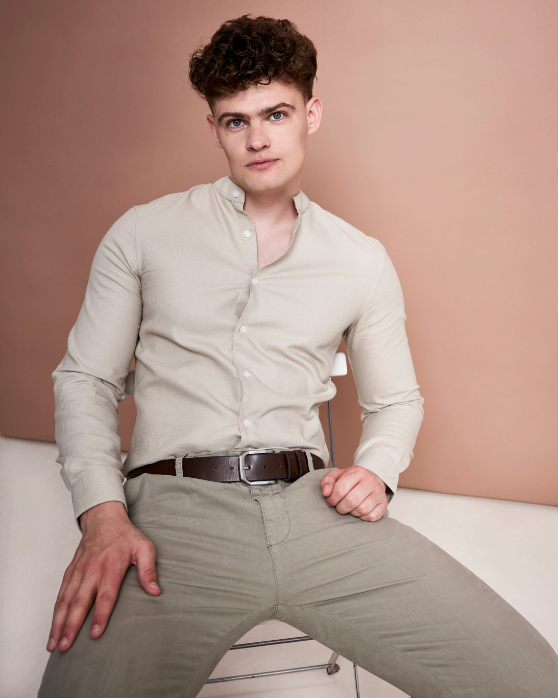 Smooth Volanato Jeans Belt 40mm