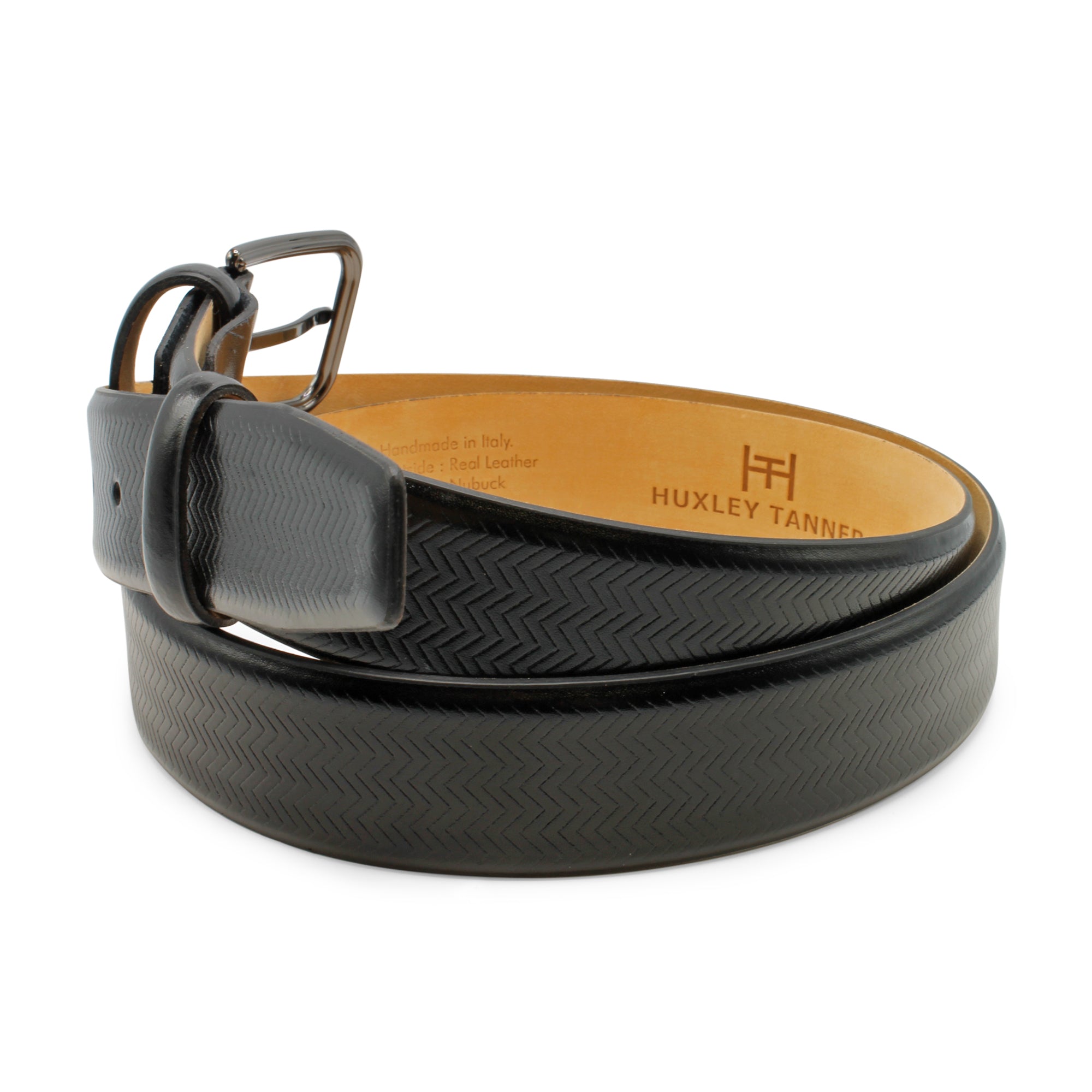 Sleek Chevron Design Belt 35mm