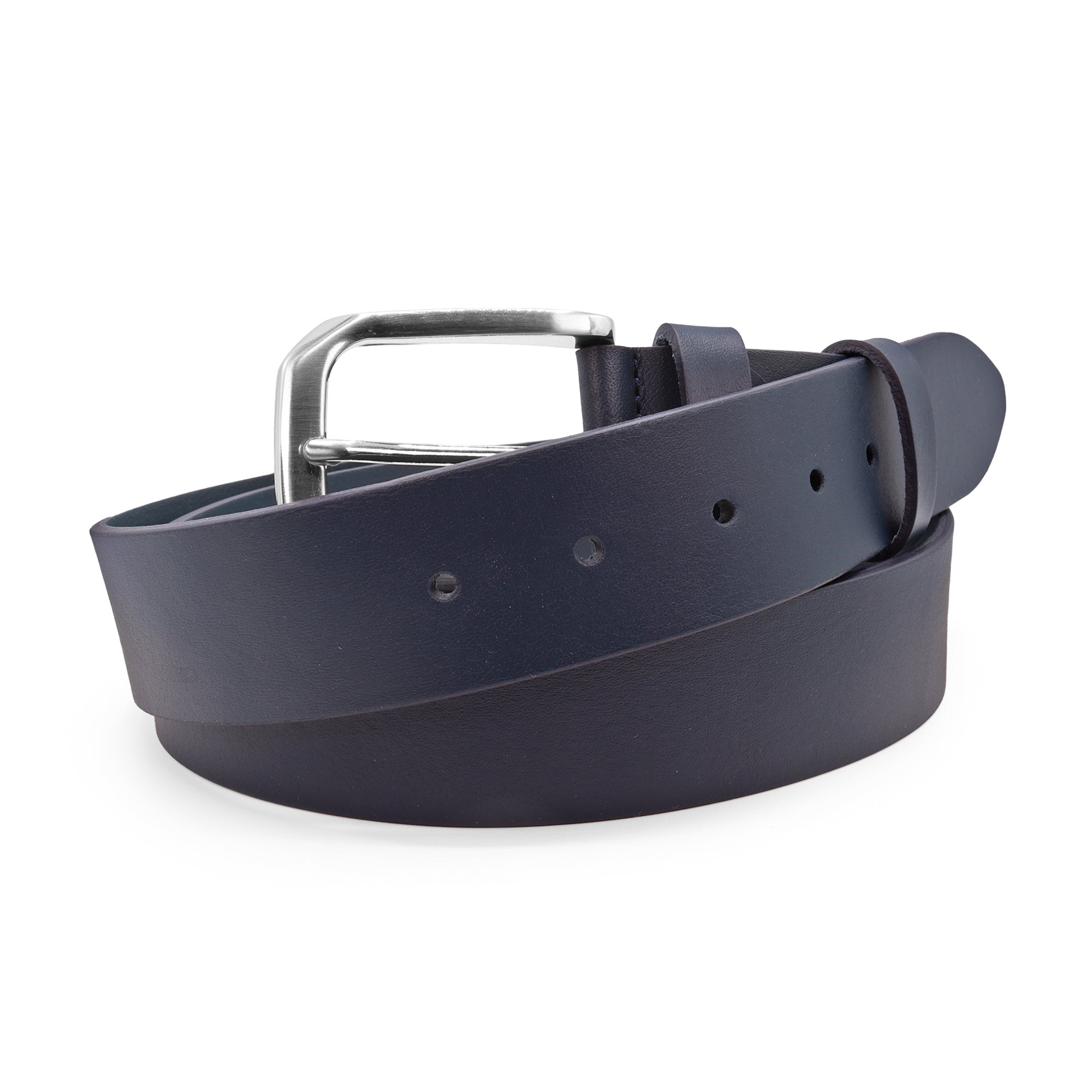 Ali Navy smooth volanato jeans belt 40mm  - Huxley Tanner