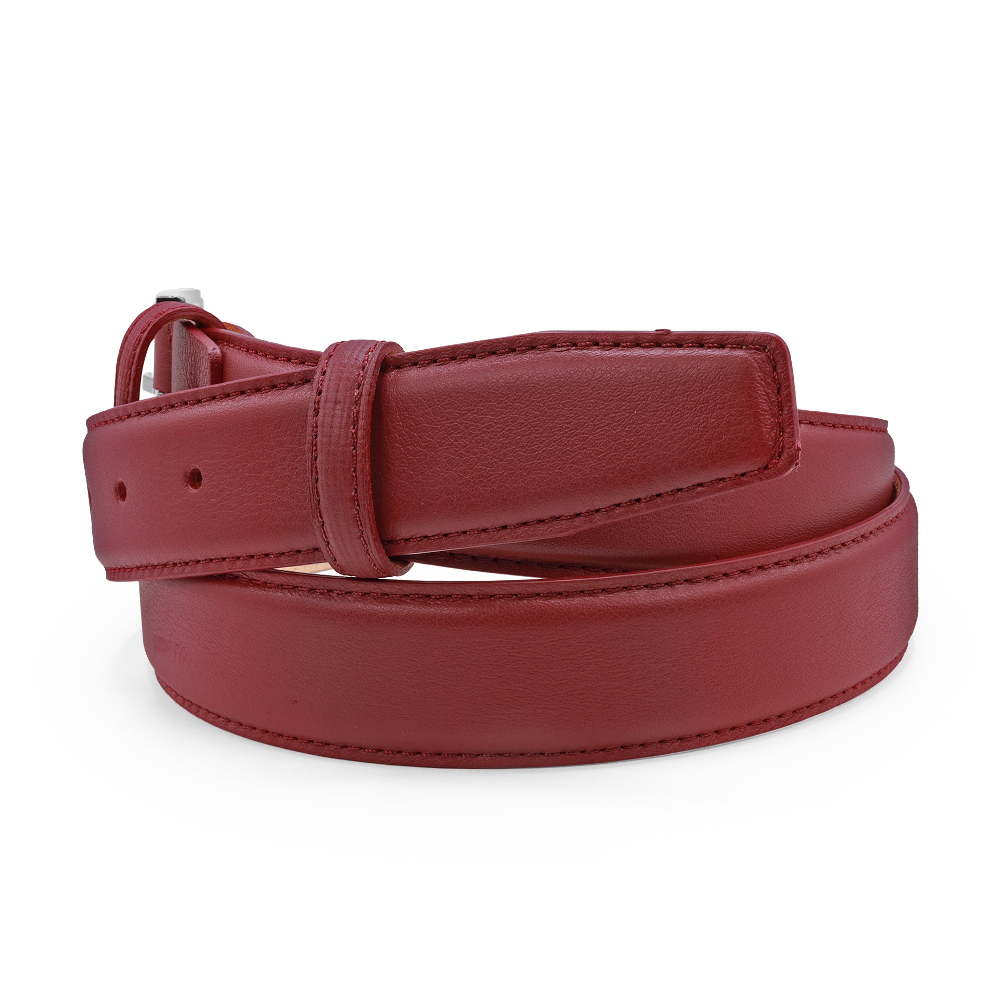 Ballesteros Burgundy classic napa grain belt 35mm  - Huxley Tanner
