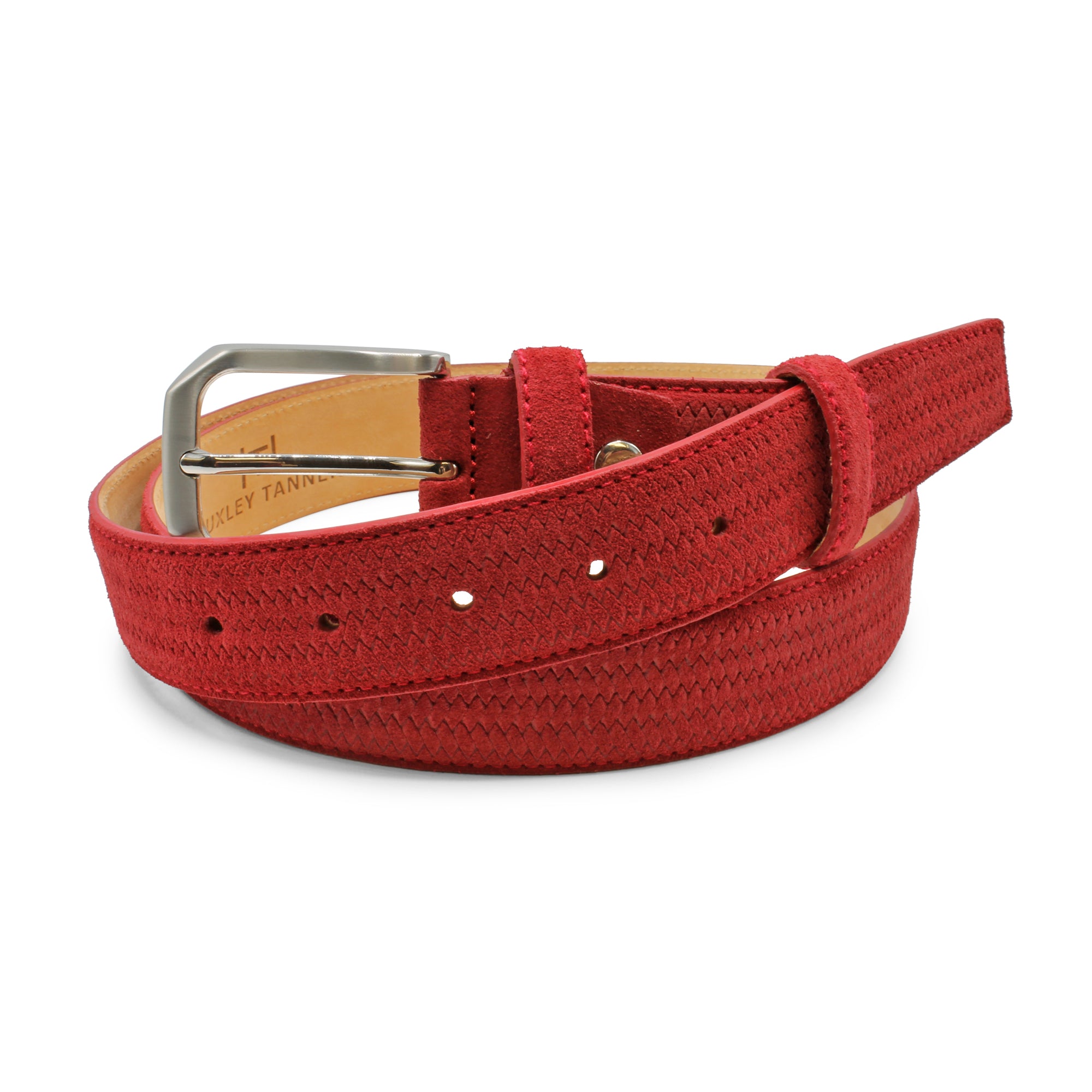 Basket Weave Suede Belt 35mm