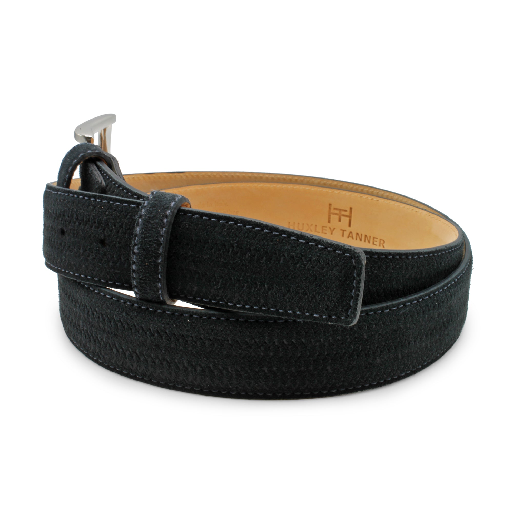 Basket Weave Suede Belt 35mm