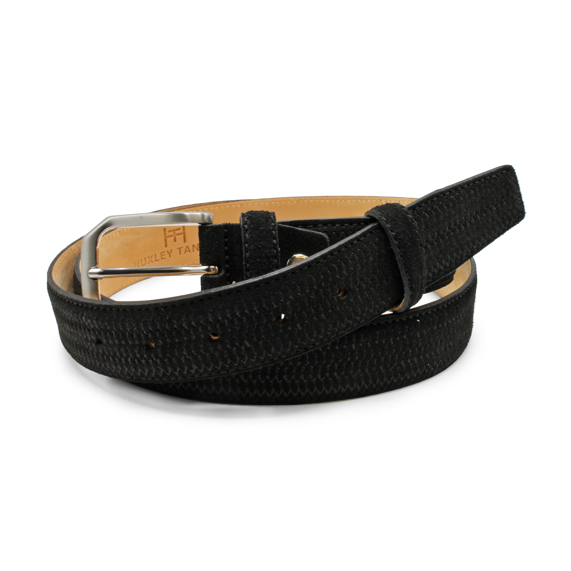 Basket Weave Suede Belt 35mm