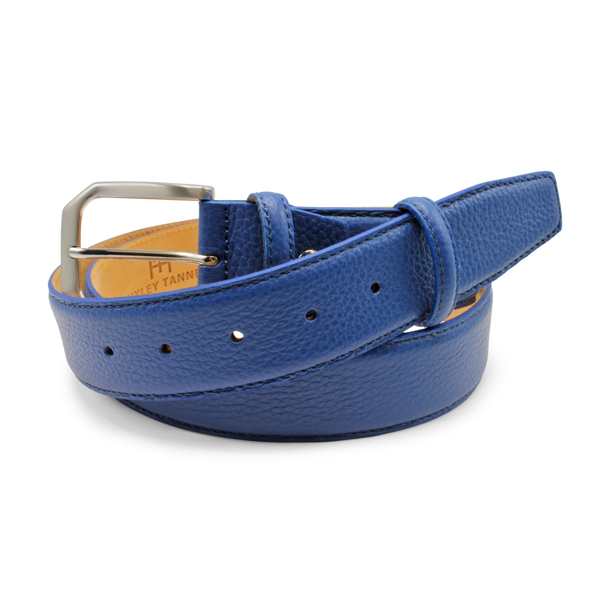 Cervo Texture Mottled Leather Belt 40mm