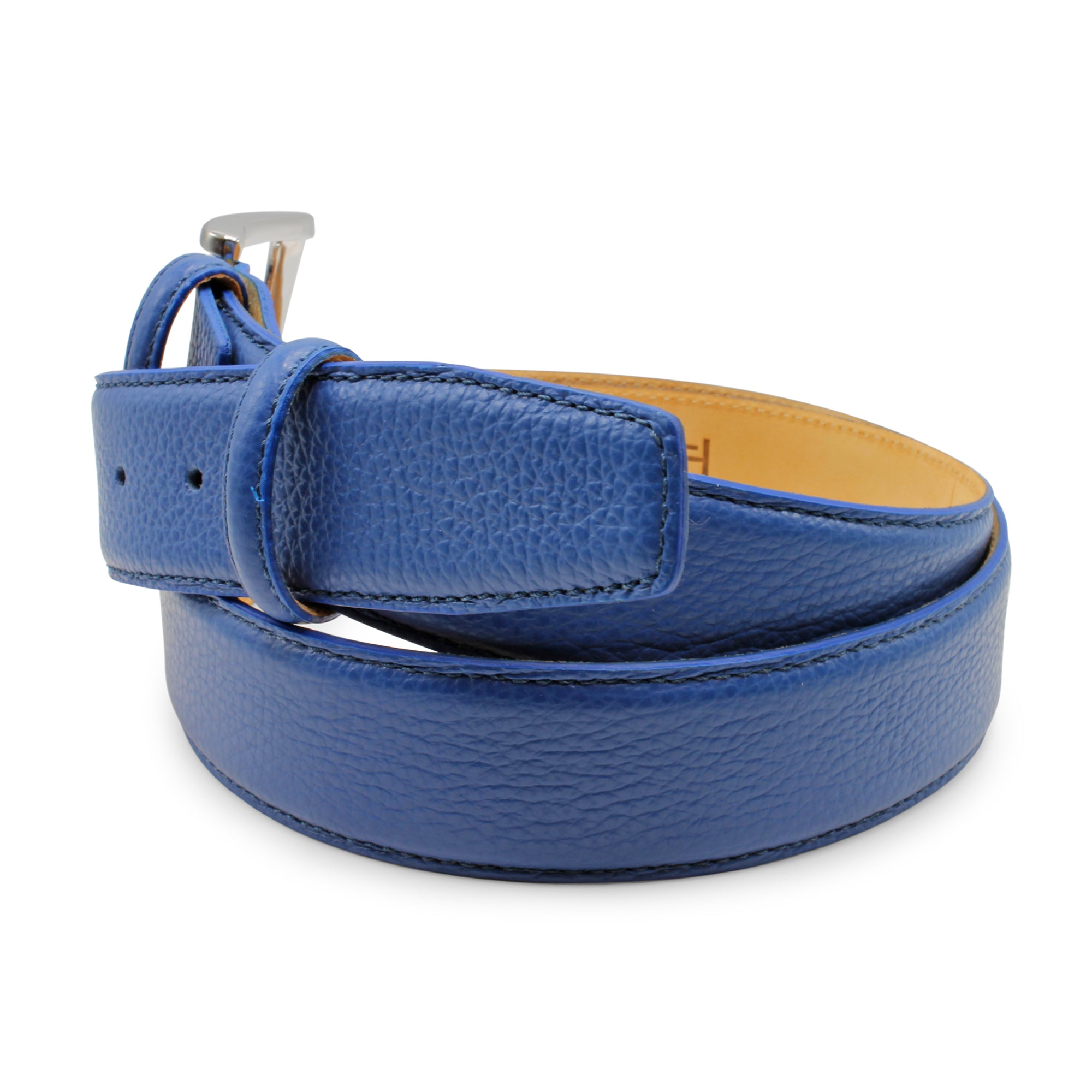 Cervo Texture Mottled Leather Belt 40mm