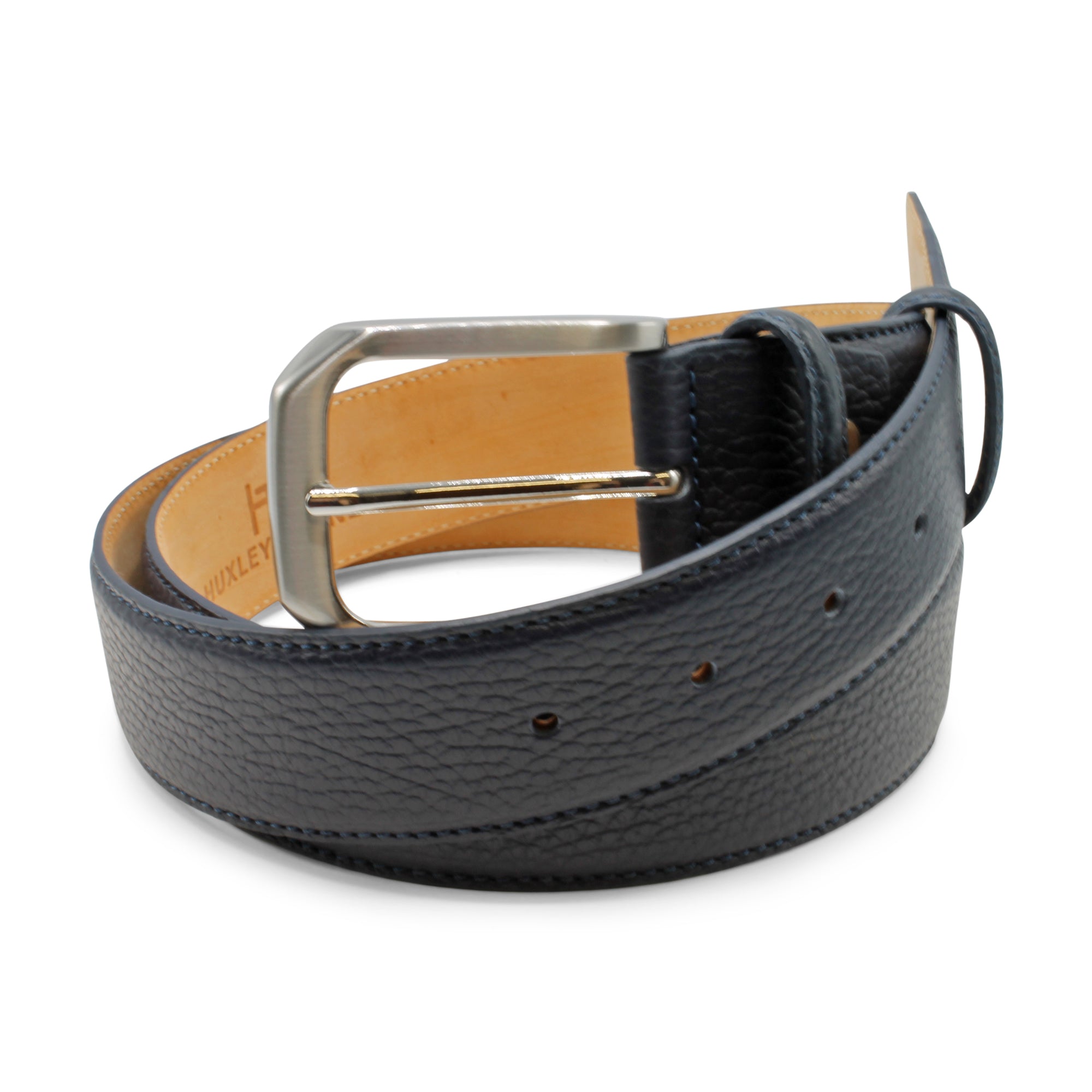 Cervo Texture Mottled Leather Belt 40mm